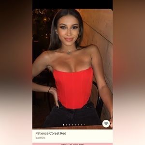 White fox boutique corset. Great condition. Size small.